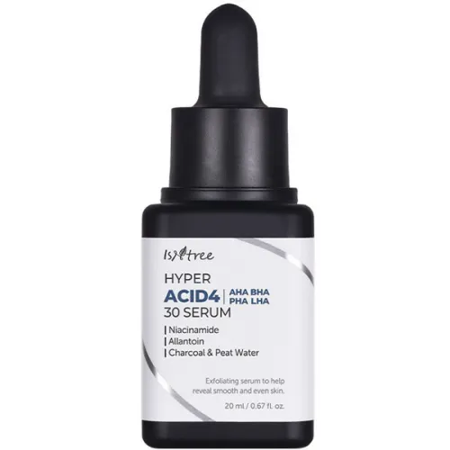 Пилинг-сыворотка для лица с кислотами IsNtree Hyper Acid4 AHA BHA PHA LHA, 20 мл