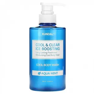 Moisturizing and Refreshing Shower Gel Kundal Cool & Clear Ice Boosting, 500ml 