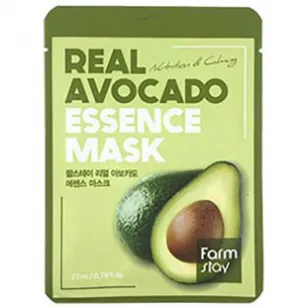 FarmStay Real Avocado Face Sheet Mask with Avocado Extract, 1 piece