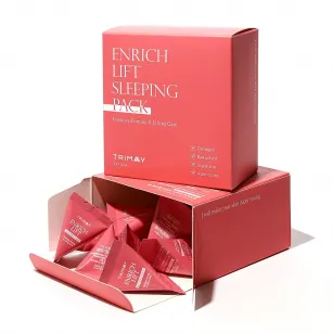 Μάσκα νυκτός για ενίσχυση της ελαστικότητας του δέρματος TRIMAY Enrich Lift Sleeping Pack, 3ml x 20 τεμάχια
