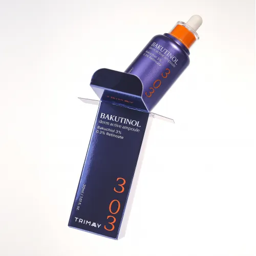 Restorative face serum with bakuchiol Trimay bakutinol derm active ampoule, 30ml