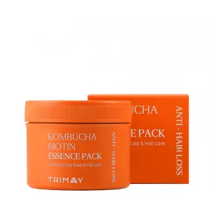 Восстанавливающая маска против выпадения волос Trimay Kombucha Biotin Essence Pack, 180мл