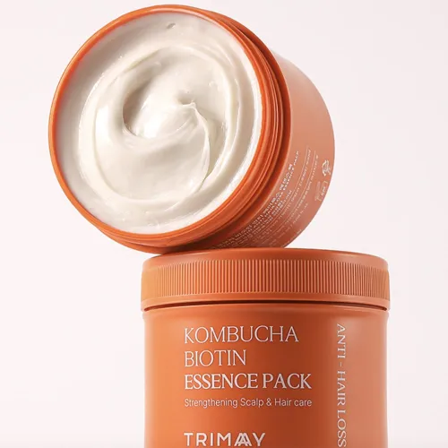 Восстанавливающая маска против выпадения волос Trimay Kombucha Biotin Essence Pack, 180мл