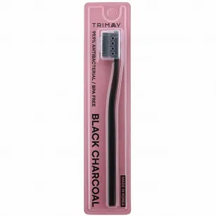 Антибактериальная зубная щетка Trimay Haru Black Charcoal Toothbrush, 1шт