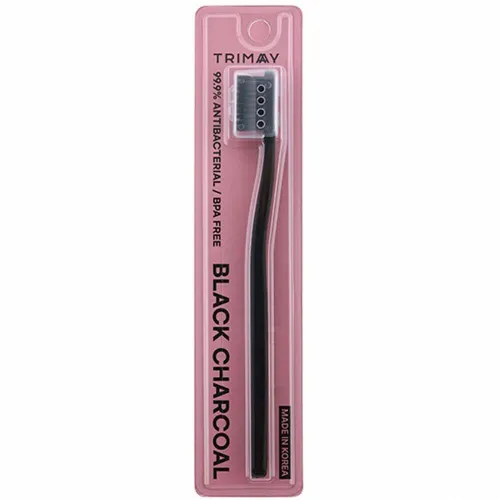 Антибактеріальна зубна щітка Trimay Haru Black Charcoal Toothbrush, 1шт