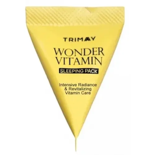 Night mask for radiant skin with a complex of vitamins and niacinamide TRIMAY Wonder Vitamin, 3ml
