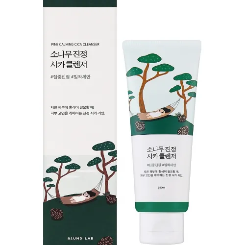 Foam with pine extract and centella Round Lab  Pine Calming Cica, 150ml