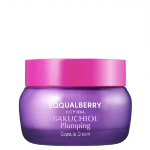 Увлажняющий крем с бакучиолом EQQUALBERRY Bakuchiol Plumping Capsule Cream, 50мл