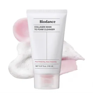 Коллагеновая маска для очищения лица BIODANCE Collagen Mask To Foam Cleanser 150мл