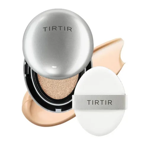 Tonal cushion for the face TIRTIR Mask Fit Aura Cushion Mini SPF 30 PA++, 21N Ivory, 4.5 g