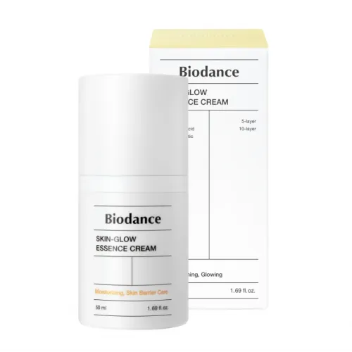 Moisturizing cream with ceramides for radiant skin Biodance Skin-Glow Essence Cream 50ml