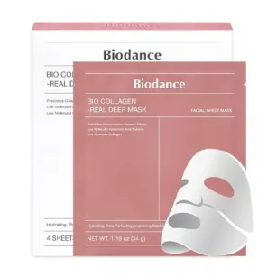 Увлажняющая гидрогелевая маска с коллагеном Biodance bio-collagen, 4шт