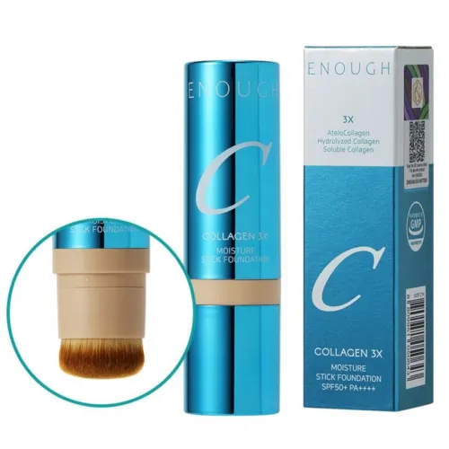 Увлажняющая тональная основа-стик ENOUGH Collagen 3X Moisture Stick Foundation SPF5 №21N 14 g