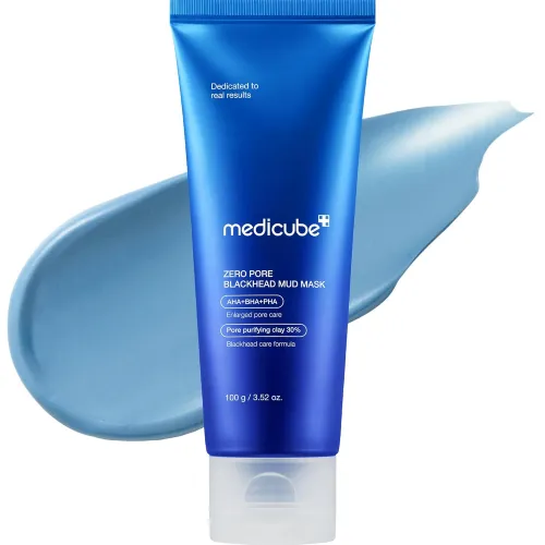 Medicube Zero Pore Blackhead Mud Mask for removing blackheads and cleansing pores, 100g