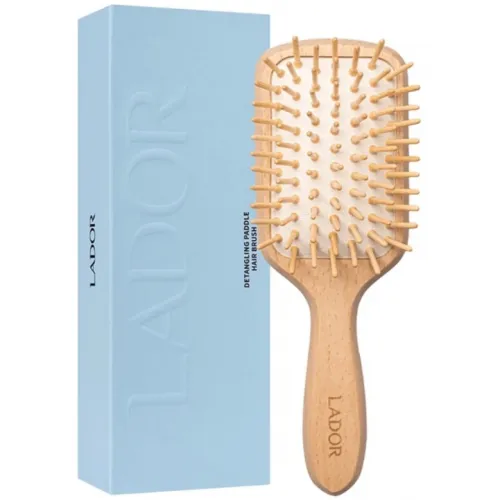 Wooden Comb Lador Detangling Paddle Hair Brush Wood