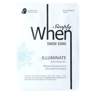 Refreshing and Smoothing Face Mask Simply When Snow Song, 23ml