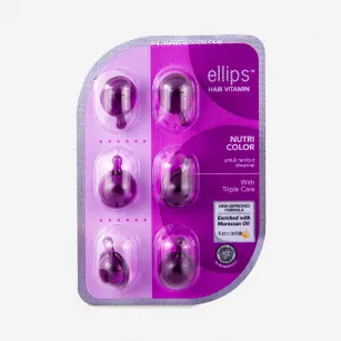 Ellips Hair Vitamin Nutri Color Hair oil for colored hair with Moroccan oil "Color Radiance", 6*1 ml Ellips Hair Vitamin Nutri Color Hair oil for colored hair with Moroccan oil "Color Radiance", 6*1 ml