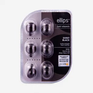 Ellips Hair Vitamin Shiny Black Hazelnut and Aloe Vera oil hair oil 1 ml x 6 Ellips Hair Vitamin Shiny Black Hazelnut and Aloe Vera oil hair oil 1 ml x 6