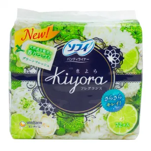 Sofy Kiyora Καθημερινές Φρέσκες Υγιεινές Σερβιέτες, 72 τεμ. Sofy Kiyora Καθημερινές Φρέσκες Υγιεινές Σερβιέτες, 72 τεμ.