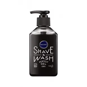 Shave & Wash Perfect Gel Kao Success, 180ml Shave & Wash Perfect Gel Kao Success, 180ml