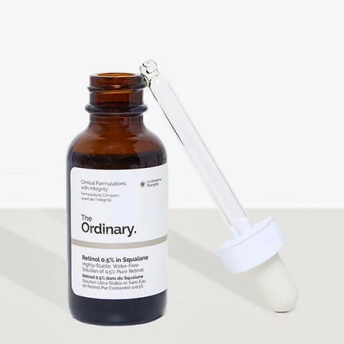 Serum with 0.5% retinol in squalane