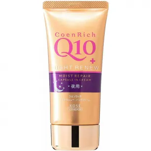 Night hand cream with coenzyme Kose Q10, 80g