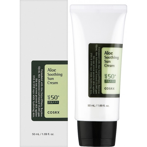 COSRX Aloe Καταπραϋντική Αντηλιακή Κρέμα Προσώπου SPF 50 - 50 ml