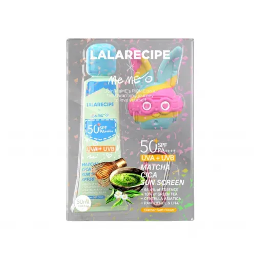 Sunscreen with Centella and Matcha LALARECIPE Matcha Cica Sun Cream, 50ml