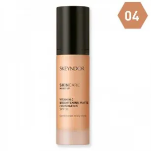 Skeyndor Skincare Make Up Vitamin C Brightening Matte Foundation SPF 30 #04, 30ml Skeyndor Skincare Make Up Vitamin C Brightening Matte Foundation SPF 30 #04, 30ml
