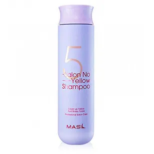 Toning shampoo for lightened hair Masil 5 Salon No Yellow Shampoo, 300ml Toning shampoo for lightened hair Masil 5 Salon No Yellow Shampoo, 300ml