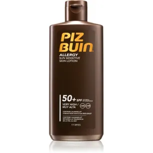 Sunscreen Milk for Tanning for Dry and Sensitive Skin Piz Buin 200ml, SPF50 Sunscreen Milk for Tanning for Dry and Sensitive Skin Piz Buin 200ml, SPF50