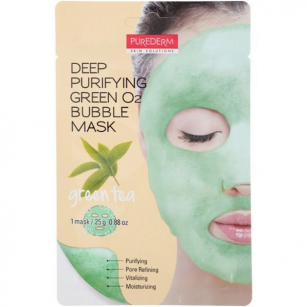 Oxygen cleansing mask with green tea and superfood complex, 20ml