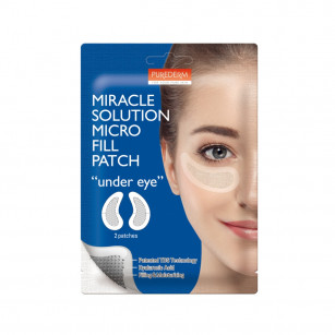 Patches for eyes and lips with microneedles