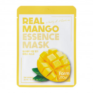 Smoothing fabric mask with mango extract - 23ml/1pc.