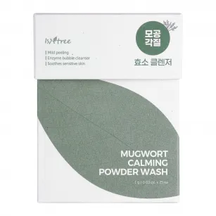 Set of sachets with enzyme cleansing powder Isntree - Mugwort Calming Powder, 1g x 25pcs