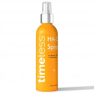 Face and body spray with hyaluronic acid and orange extract