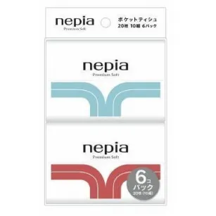 Πολυτελή χαρτοπετσέτες Nepia 6 σετ